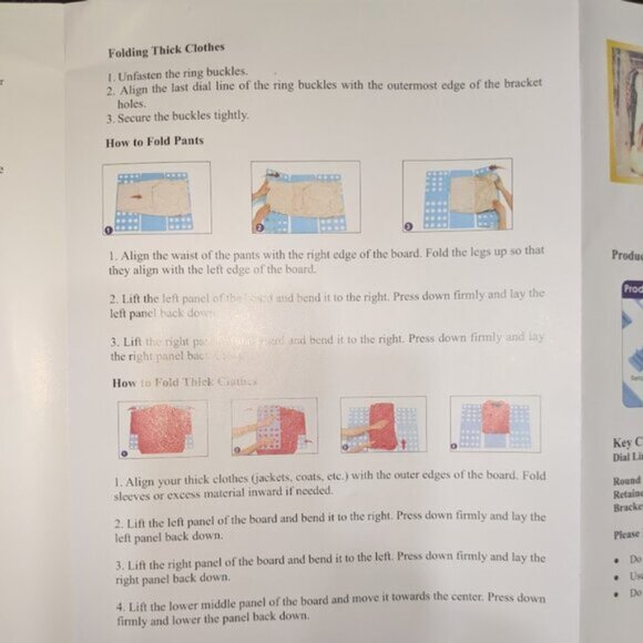 Clothing Folding Gadget - Picture 3 of 3